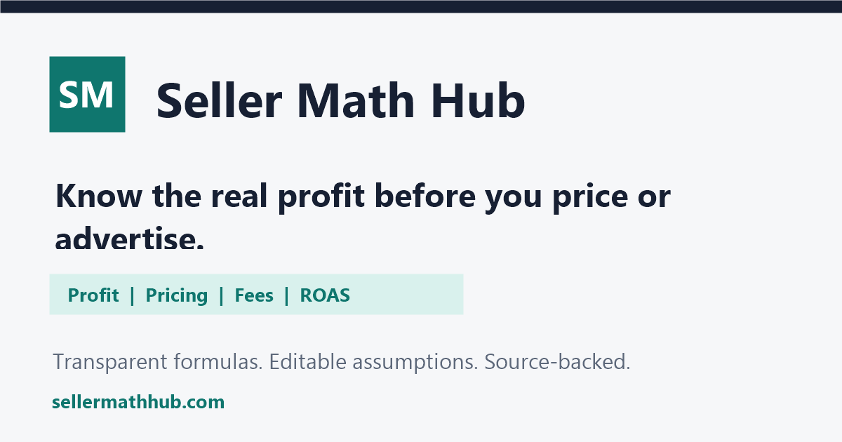 eBay Seller Fees Explained (2026): Final Value Fee Guide